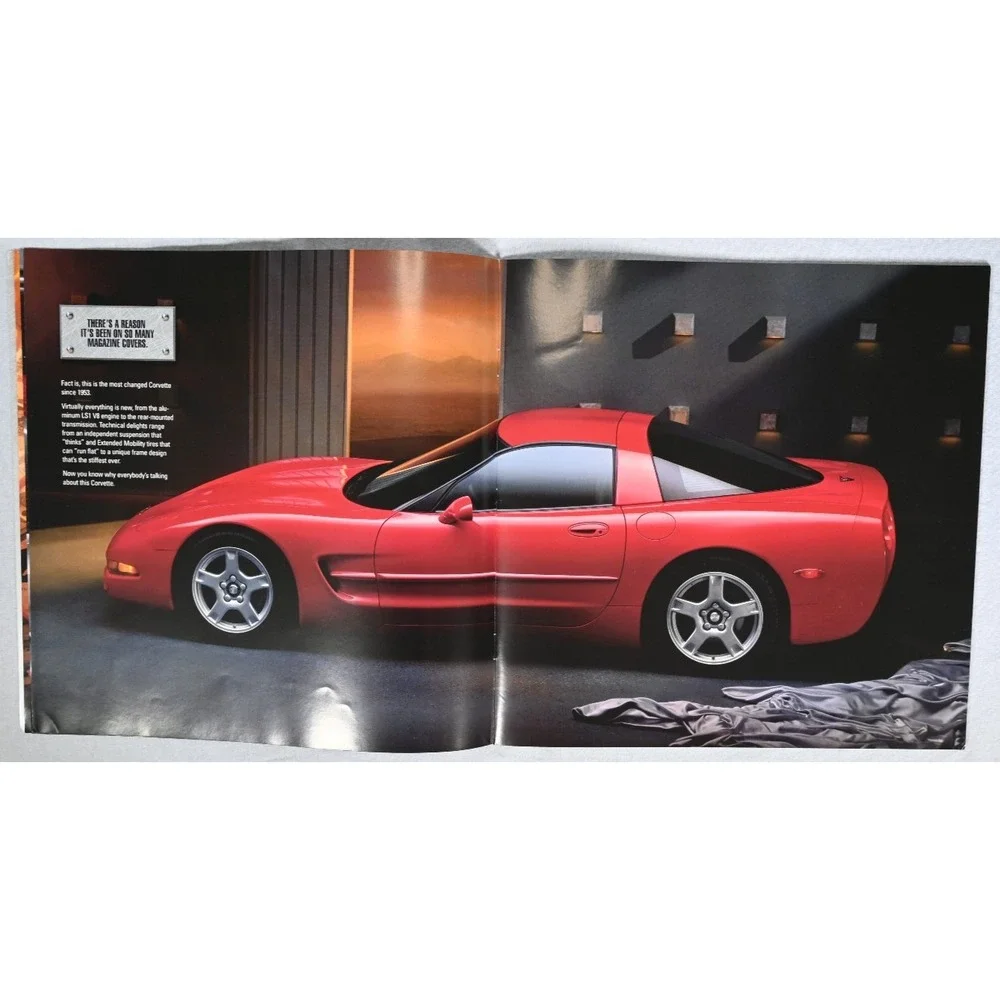 1997 Corvette OEM Dealer Sales Brochure Catalog 40 Page w/ Envelope